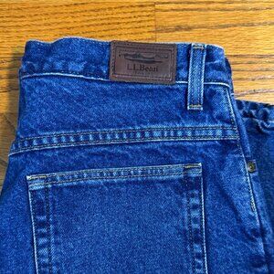 L.L.Bean Women's Blue and Navy Jeans